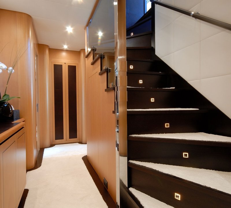 Stairs Image Gallery – Luxury Yacht Browser | by CHARTERWORLD ...