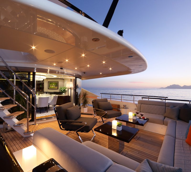 Aft Deck Image Gallery - Aft Deck - MY RELENTLESS - Relaxing aft deck ...