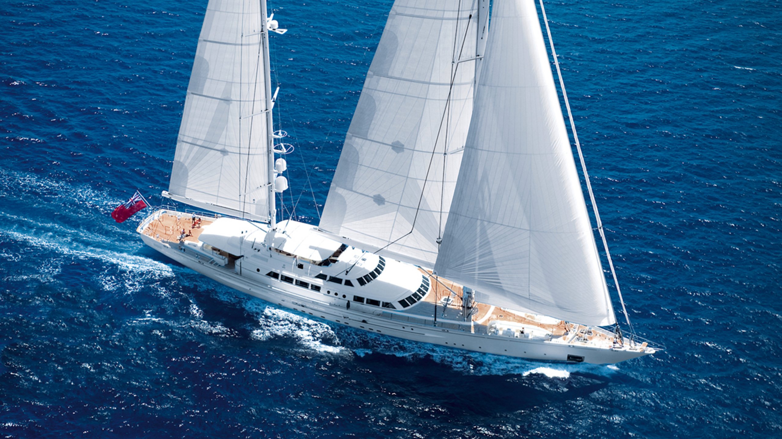 The Current Top 10 Largest Luxury Sailing Yachts For Charter