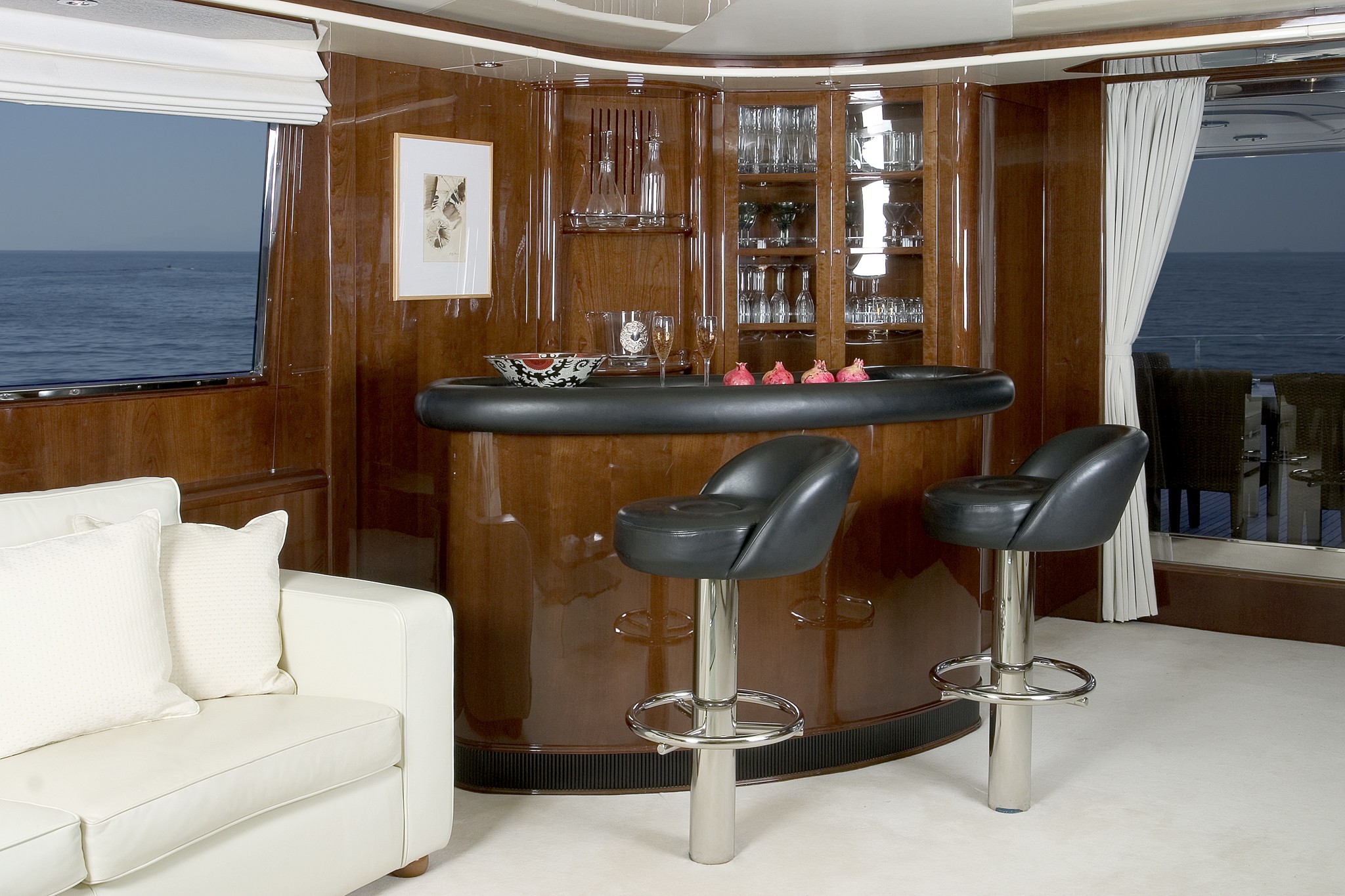 Saloon Drinks Bar On Yacht LET IT BE