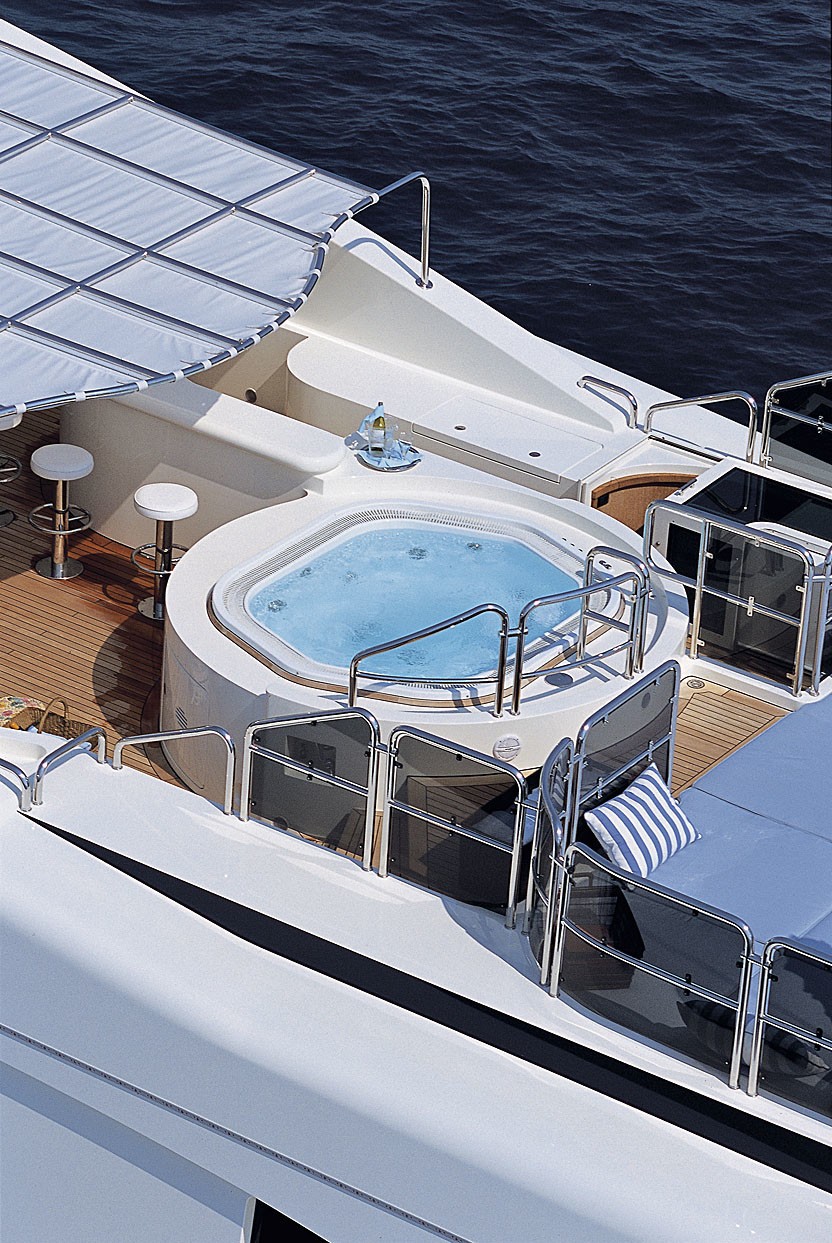 Jacuzzi Pool: Yacht JO's From Above Captured