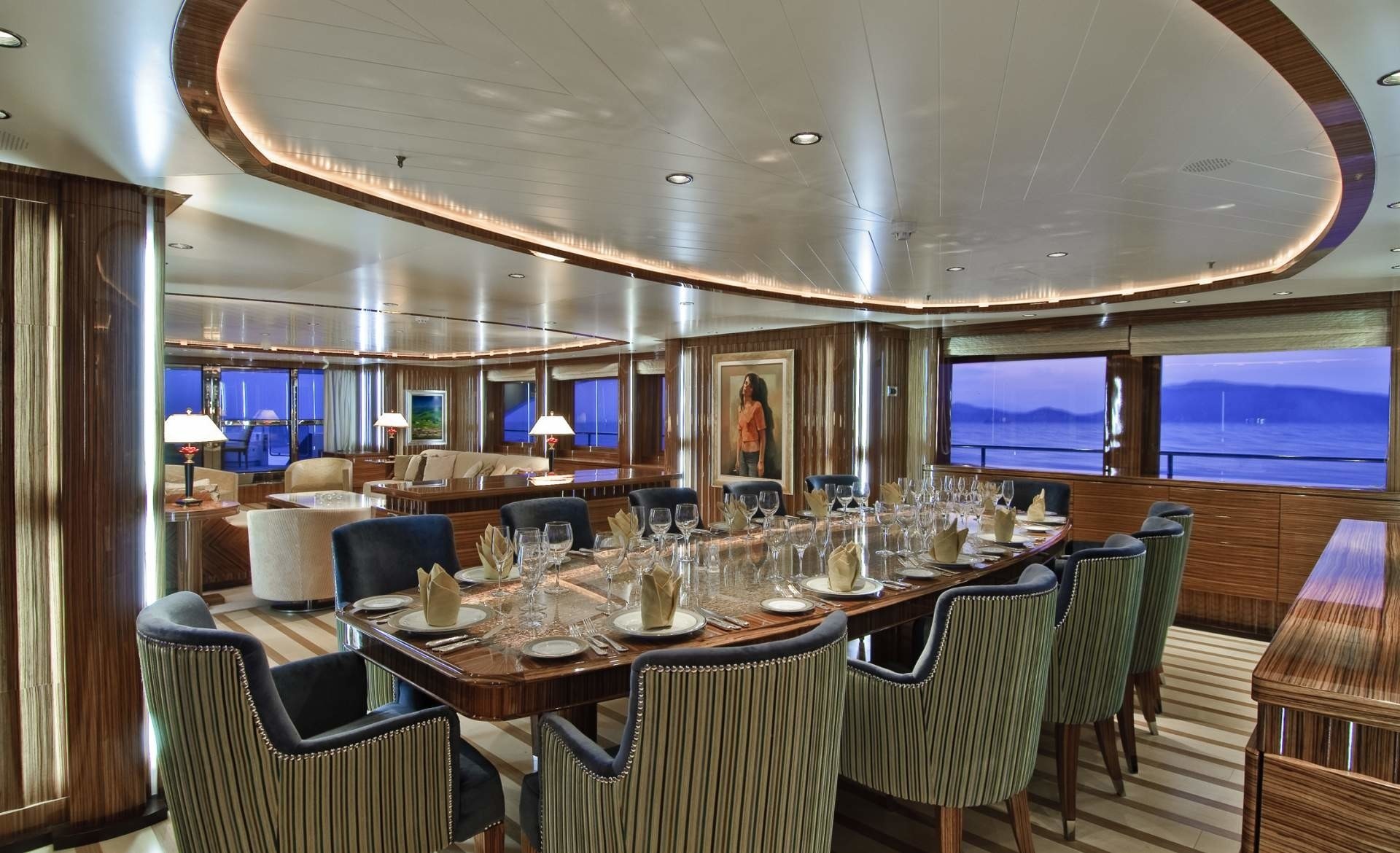 Eating/dining Saloon On Board Yacht O'NEIRO