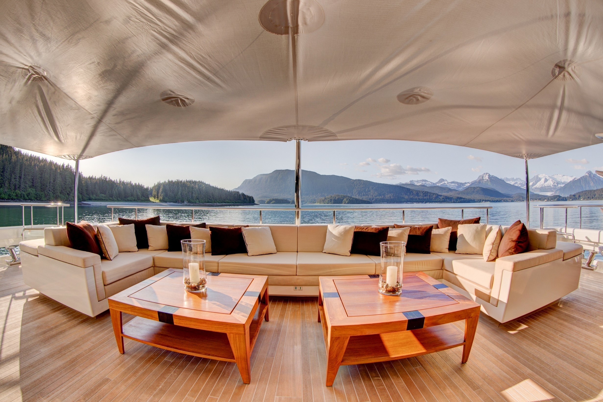 aft deck relaxation area
