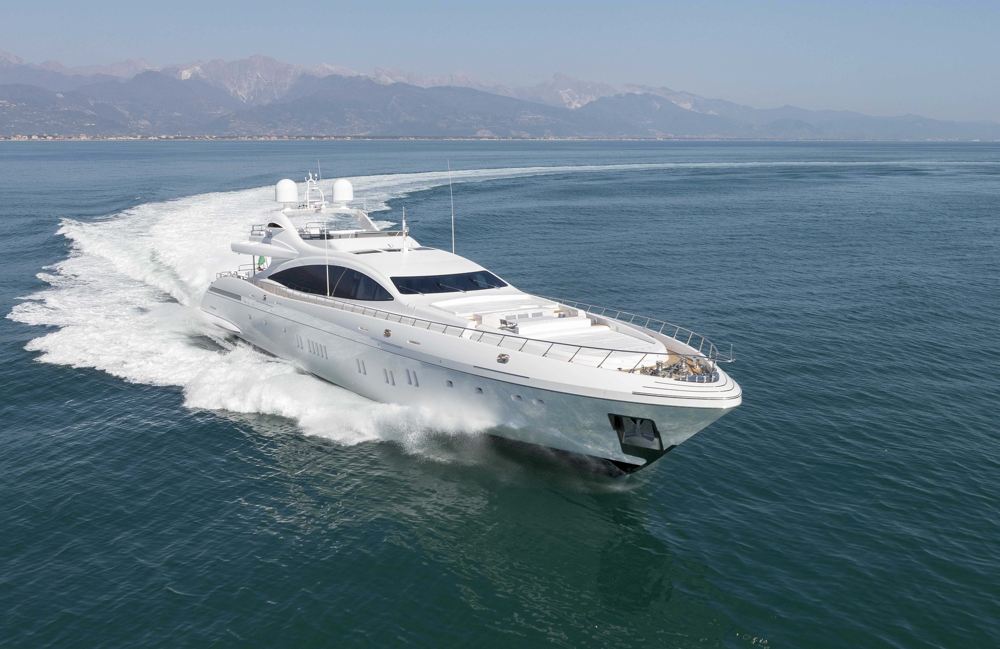 50m Mangusta Open Style Superyacht Cruising