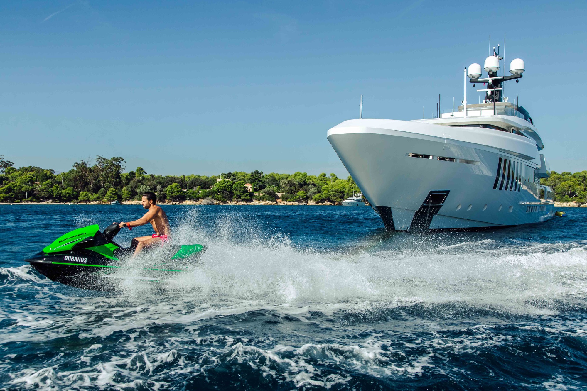 Motor Yacht OURANOS Jetski By Admiral Yachts
