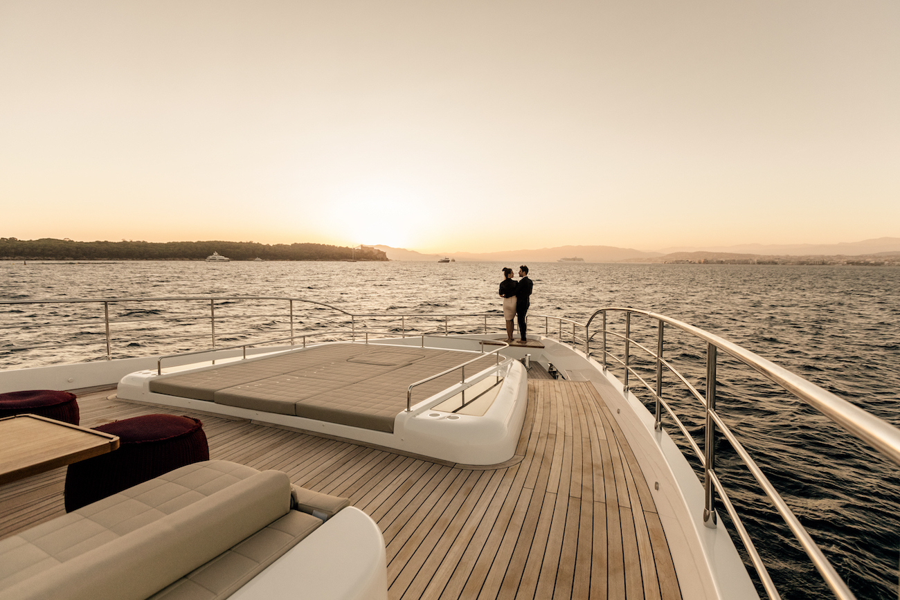 Sun Deck With Couple Lifestyle