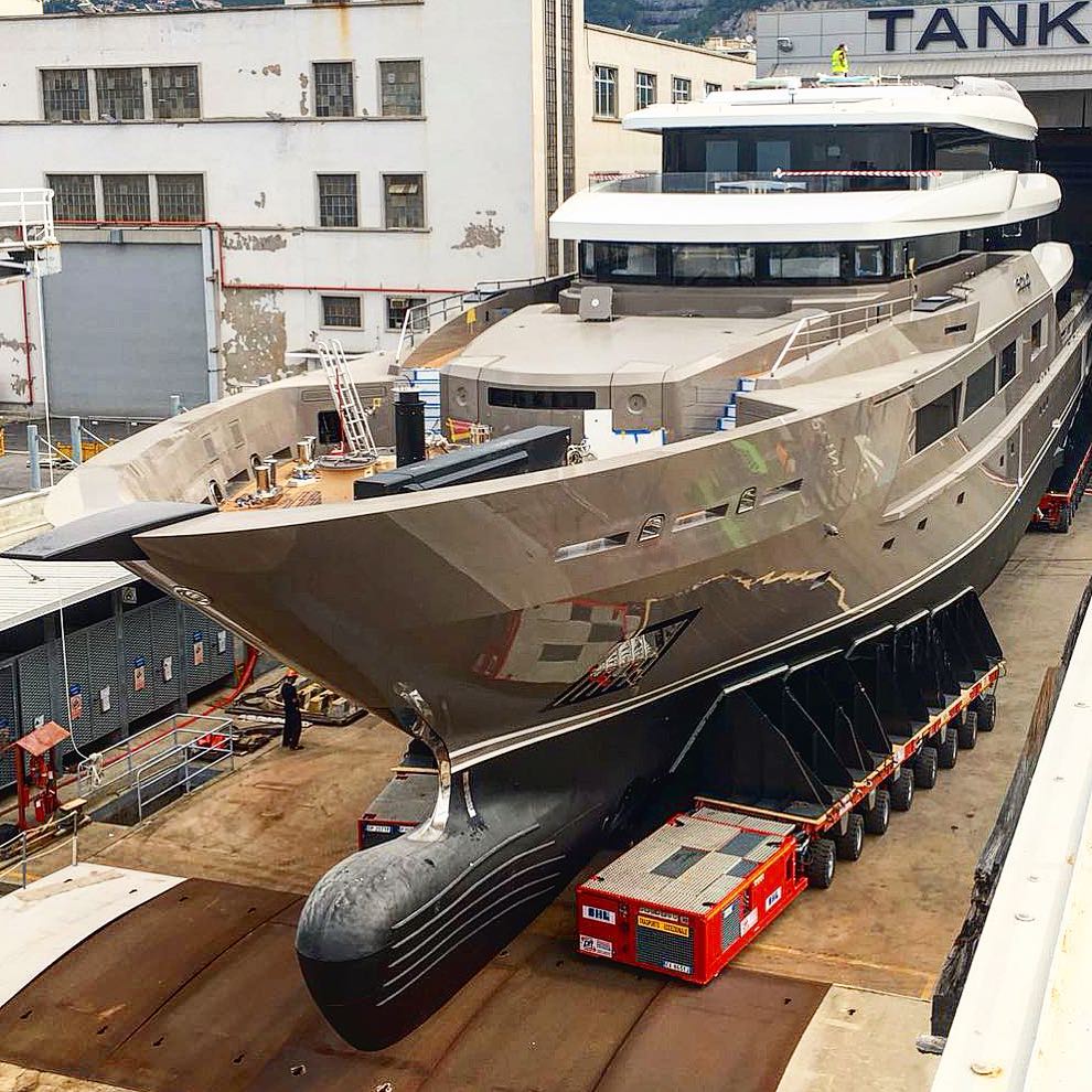 Tankoa Superyacht SOLO Emerges From The Shed