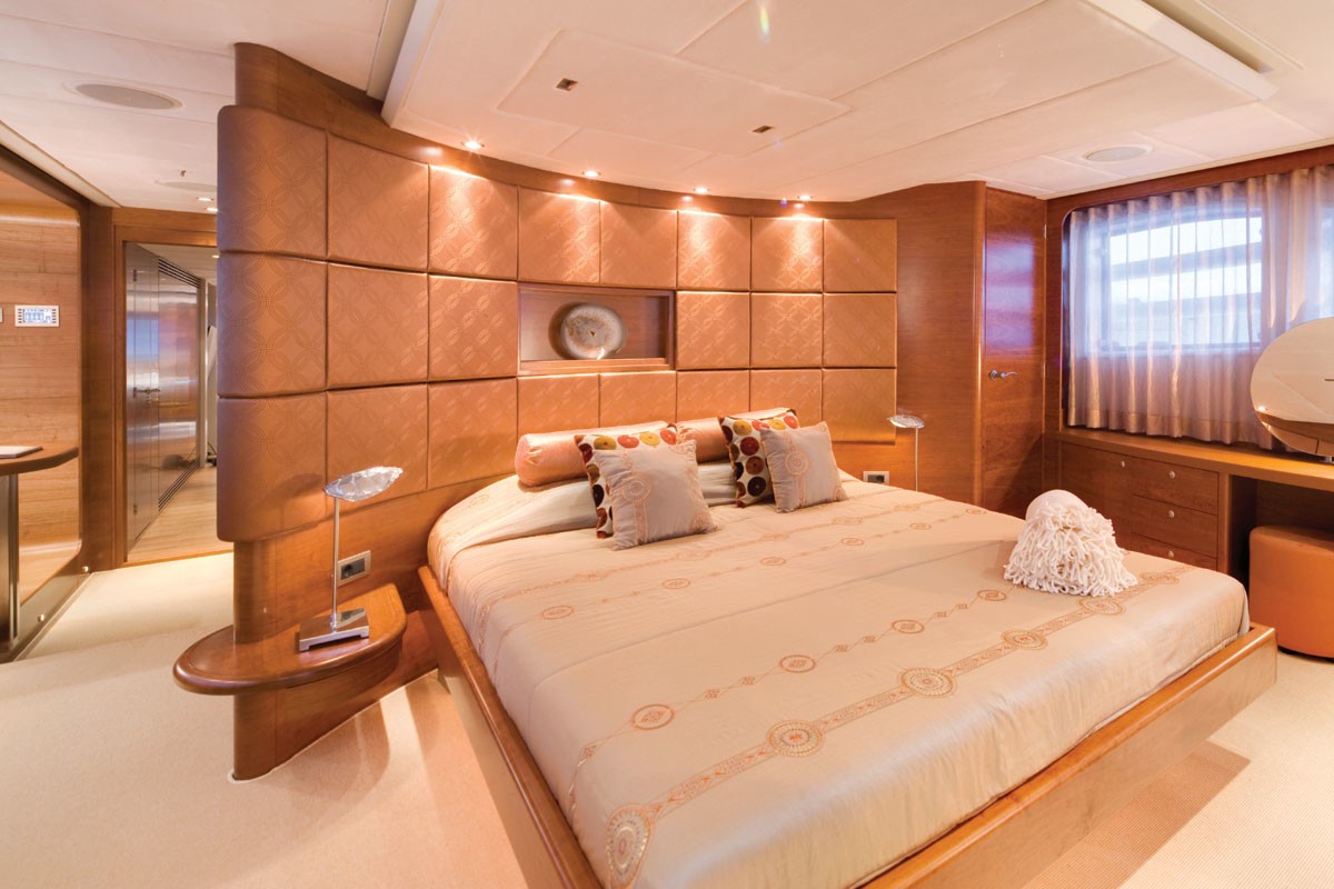 Main Master Bedroom On Board Yacht NORTHLANDER