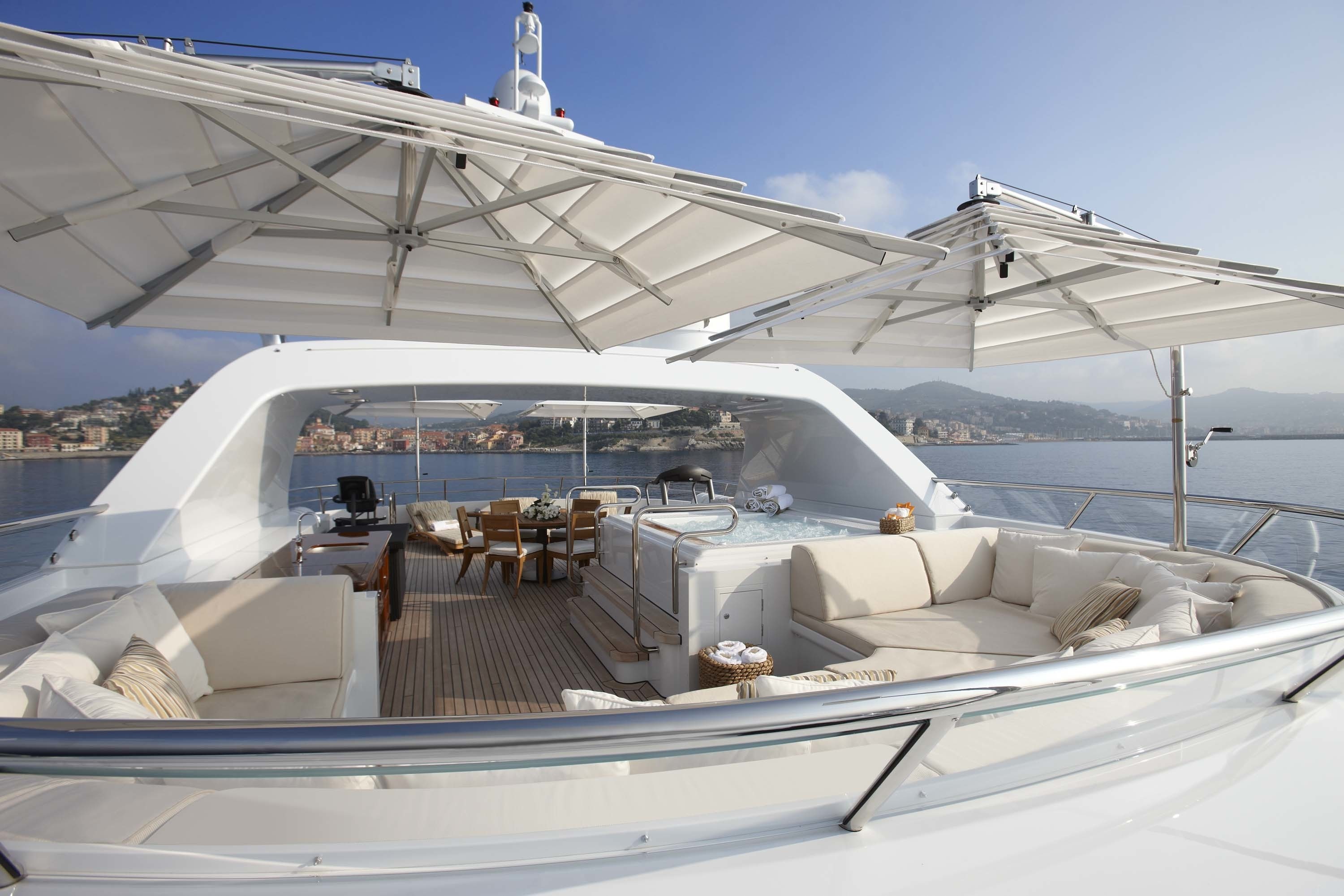Sun Deck On Board Yacht KATHLEEN ANNE