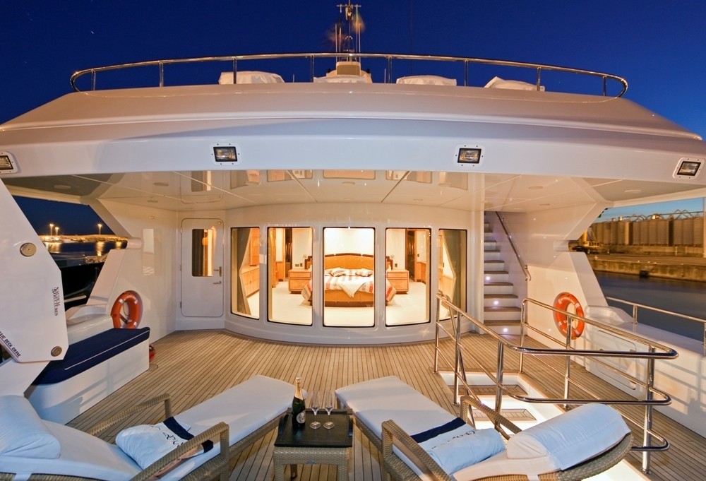 Personal Deck On Yacht GOLDEN HORN