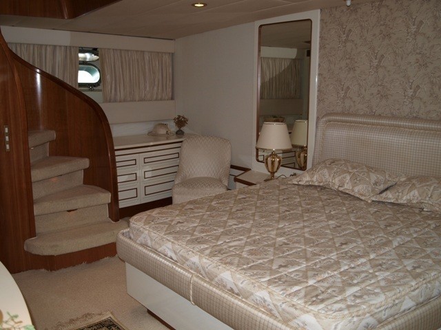 Staircase: Yacht PARADIS's Cabin Pictured