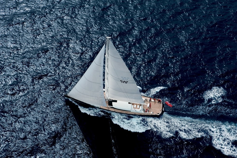 From Above: Yacht P2's Cruising Image