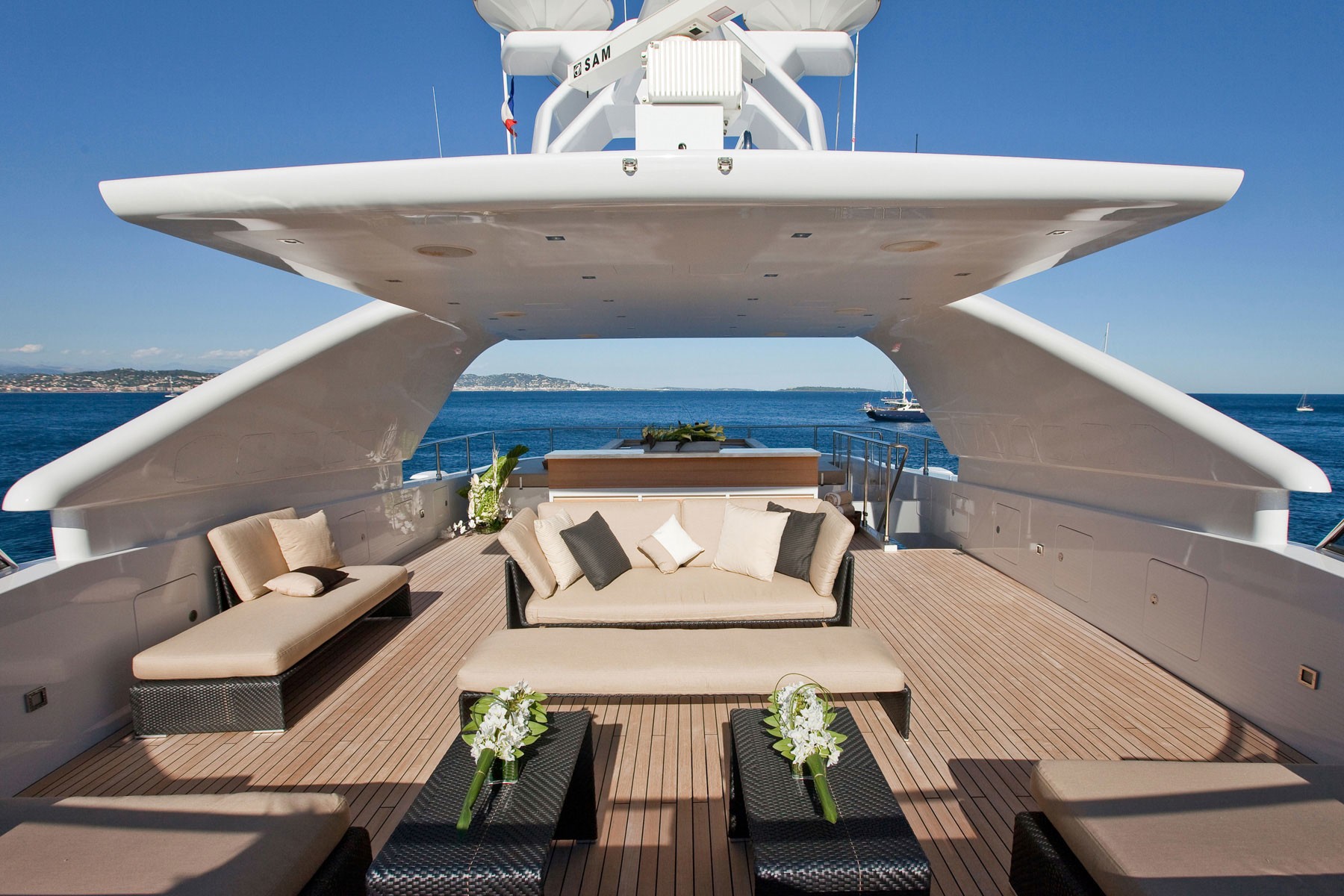 Sun Deck On Board Yacht MANIFIQ