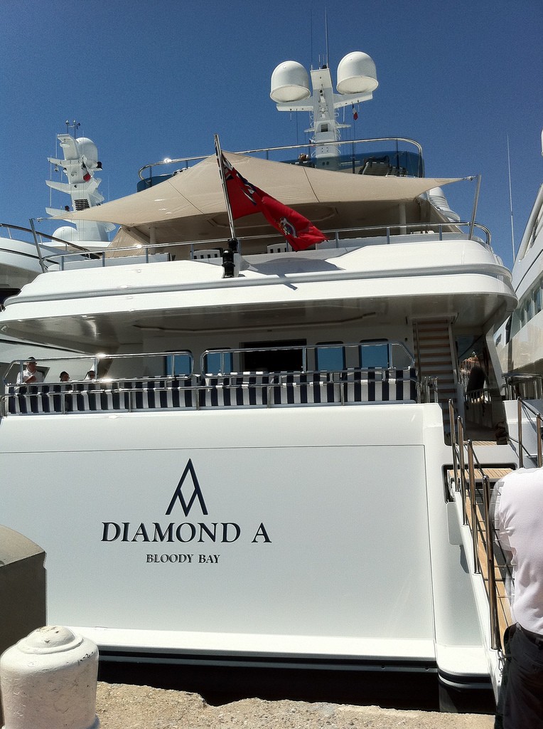 Aft On Board Yacht DIAMOND A