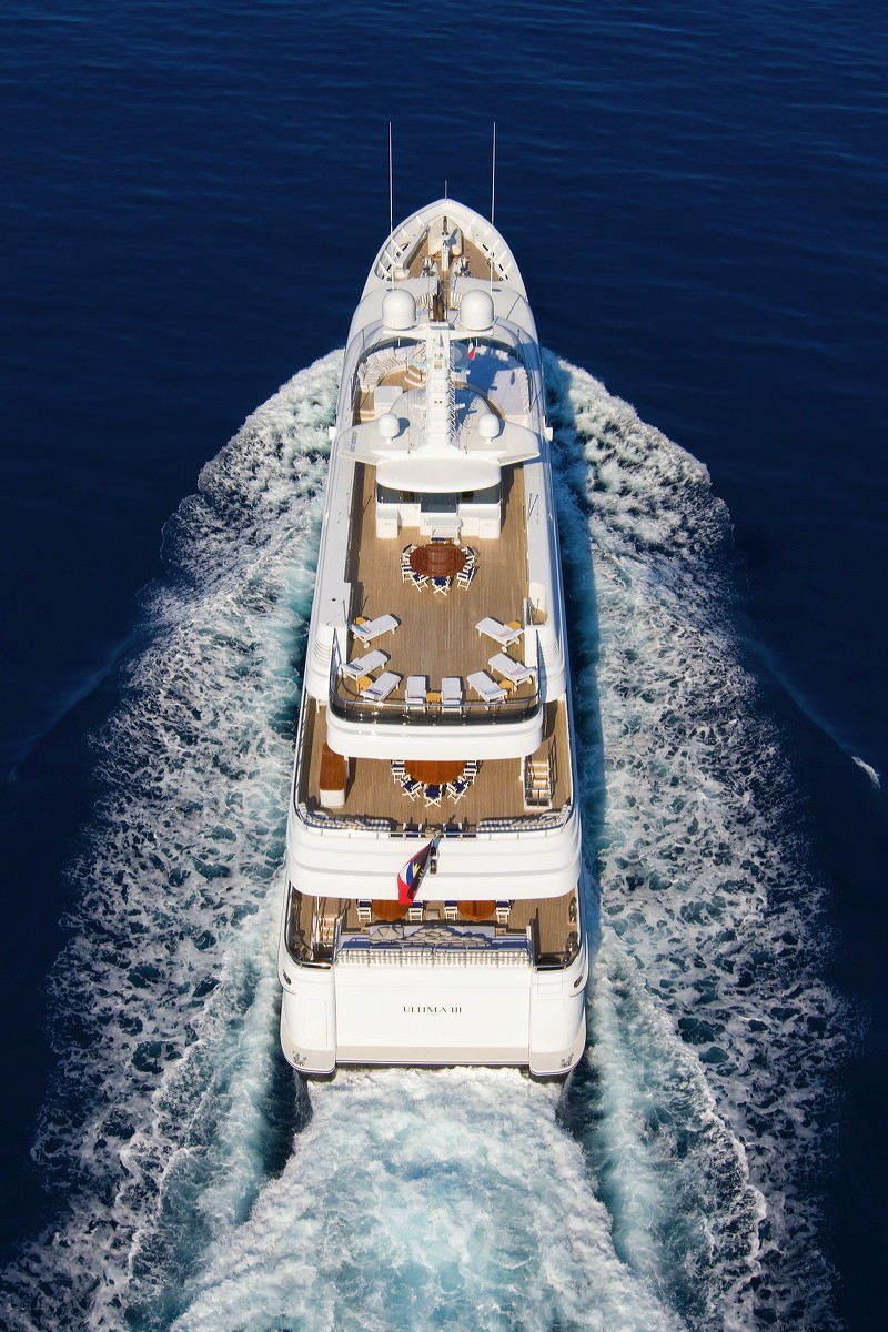 Taken From Aerial Aboard Yacht DIAMOND A