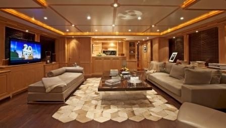 Top Lounging Aboard Yacht AFRICAN QUEEN