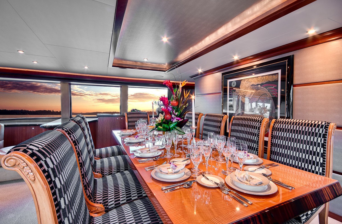 Eating/dining Furniture Aboard Yacht ANDIAMO