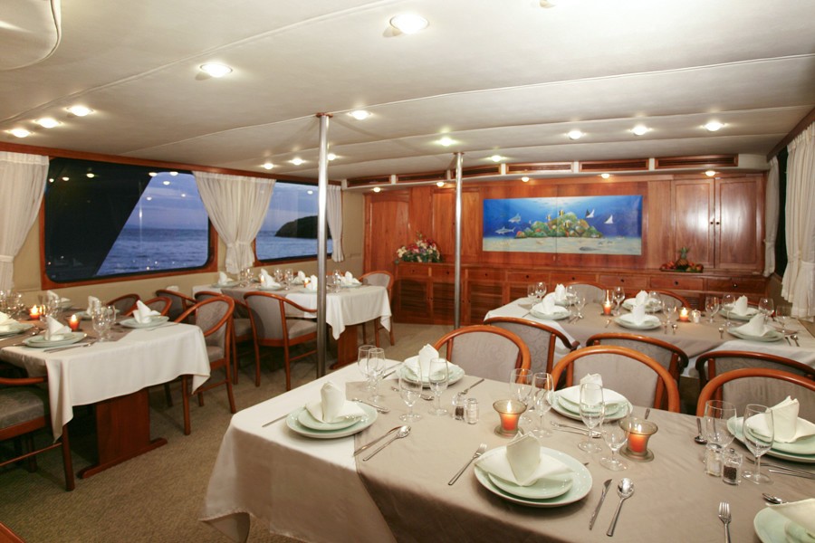 Eating/dining Saloon On Yacht INTEGRITY
