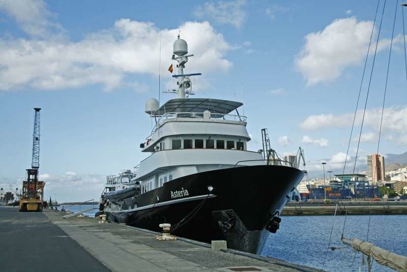 Stationary Aboard Yacht ASTERIA