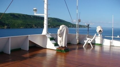 Deck On Board Yacht SARSEN