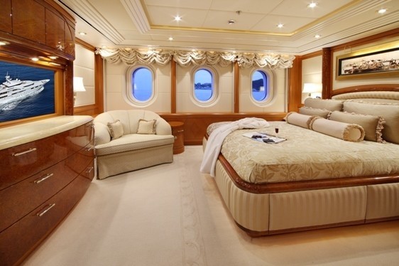 First Guest's Cabin Aboard Yacht CAPRI