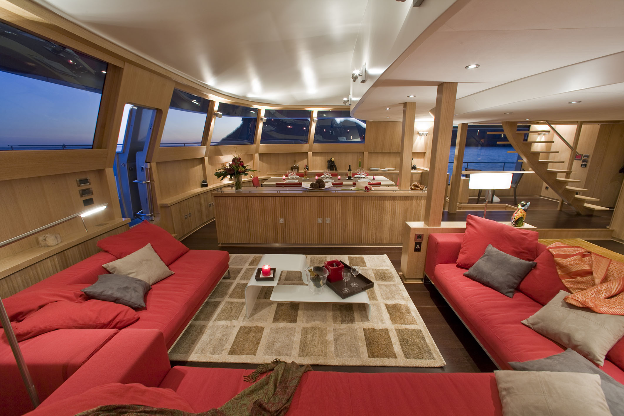 Catamaran BRADLEY -  Main deck Salon 2