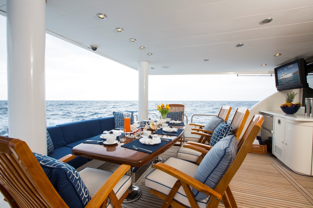 Charter yacht RESTLESS - Aft deck