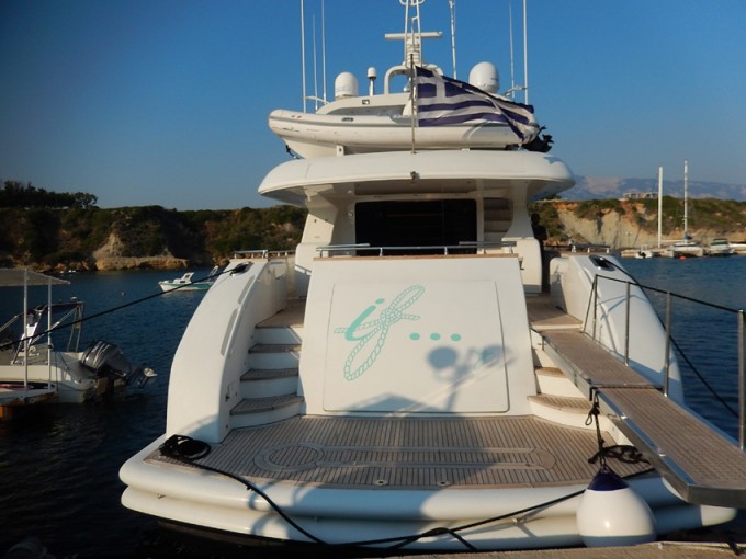 Platform Image Gallery - Highland Breeze swim platform - Yacht OCEAN ...