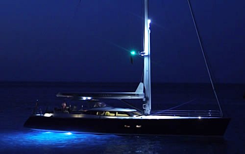 Sail Yacht AIYANA -  At night