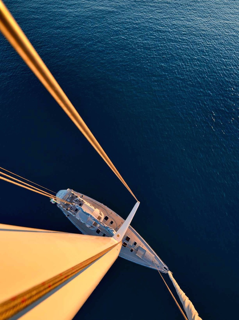 Sailing yacht TESS - From Above
