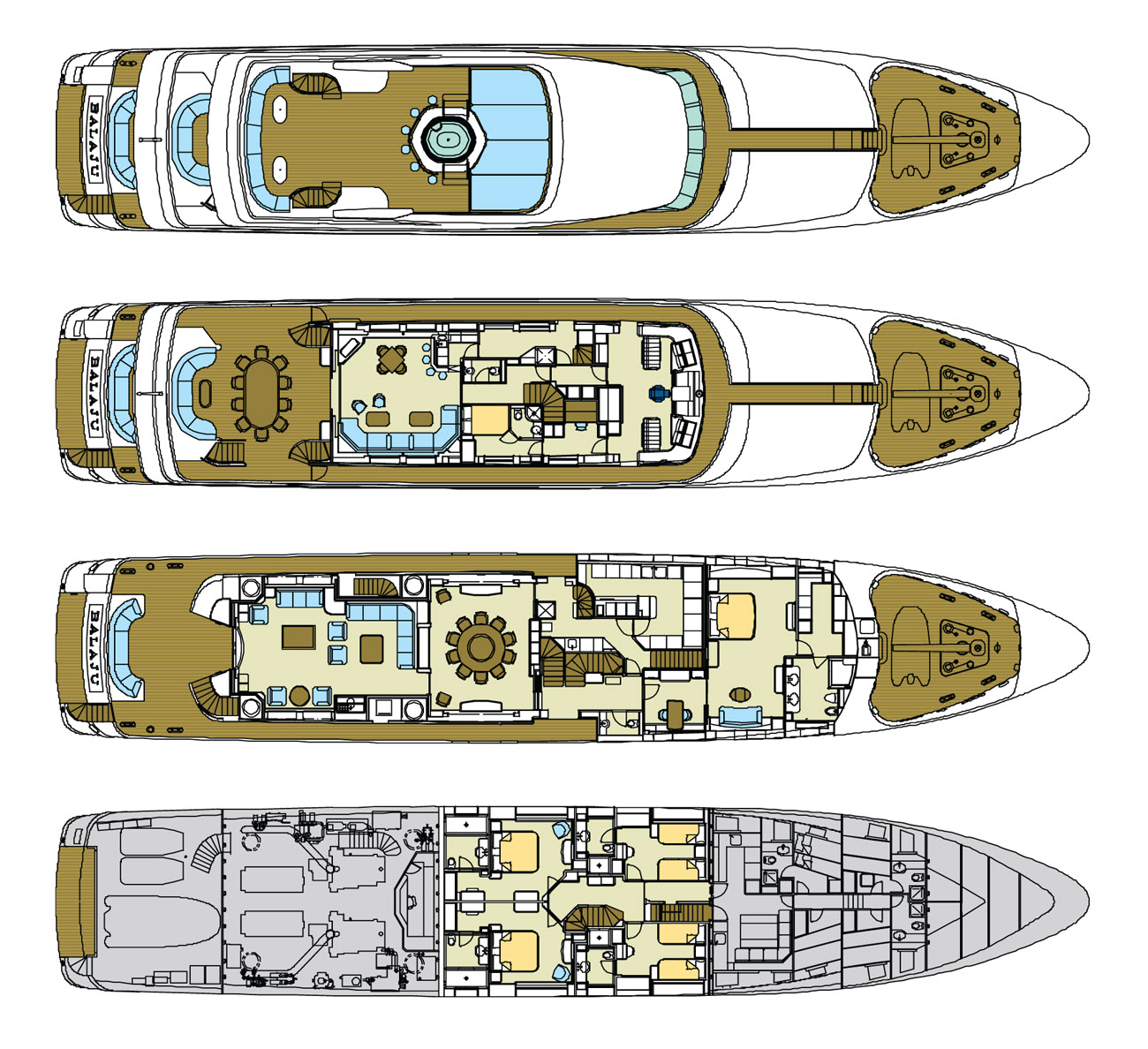 BALAJU Yacht Charter Details, Intermarine | CHARTERWORLD Luxury Superyachts