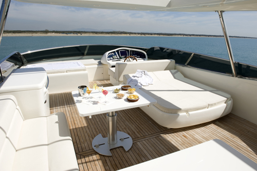 Yacht MARY FOR EVER -  Flybridge Dining