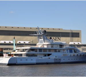 Superyacht PACIFIC is launched by Lurssen in Germany