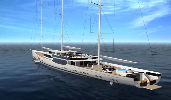 Design Unlimited and Reichel Pugh’s 100m mega sailing yacht – the ...