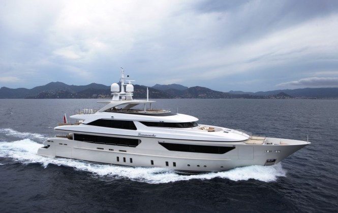 The 46 Steel superyacht Lammouche, Sanlorenzo’s first steel megayacht ...