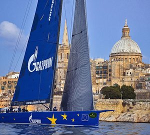 Rolex Middle Sea Race, Esimit Europa 2 receives line honours.