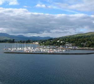 SF Marina breakwater calms Rhu Marina Scotland