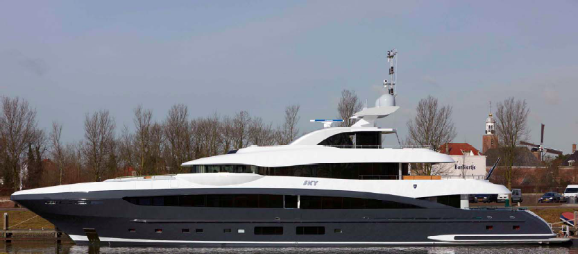 motor yacht sky heesen