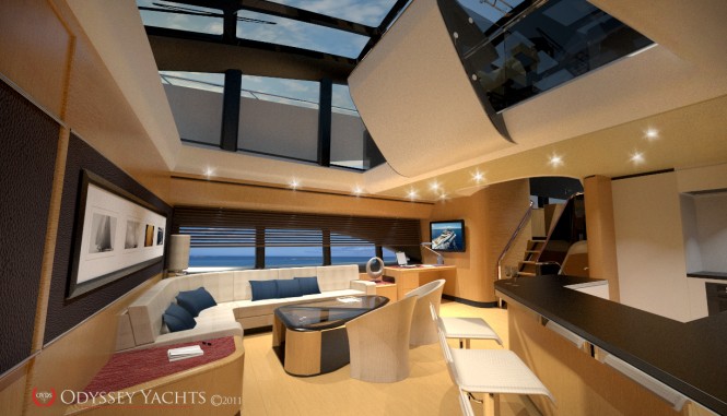 Odyssey Yachts - Apollo 100 motor yacht's interior — Yacht Charter ...