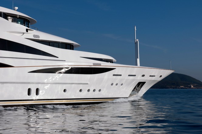 Benetti 60m luxury yacht Diamonds are Forever officially launched