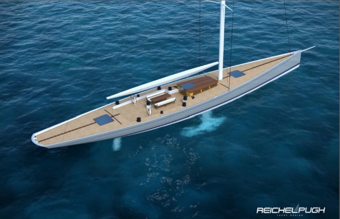 Reichel Pugh new 35m sailing yacht Classic Racer 115 