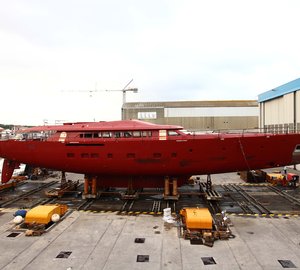 50m Super Yacht C.2173 by Perini Navi almost completed