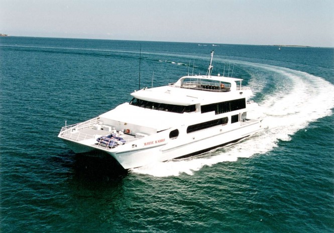 The 36m luxury motor yacht White Rabbit Charlie — Yacht Charter ...
