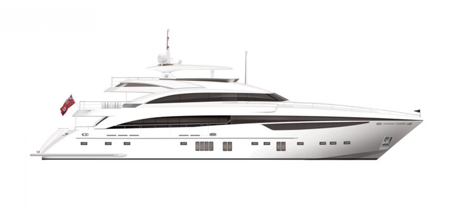 40m Motor Yacht Imperial Princess Hull No 1 By Princess Yachts Building Up To A Spring Launch Yacht Charter Superyacht News