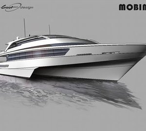 Guido de Groot designed 31m Trimaran Motor Yacht by Mobimar