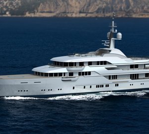 Bannenberg & Rowell-designed 70m motor yacht Hull 812 enters dry