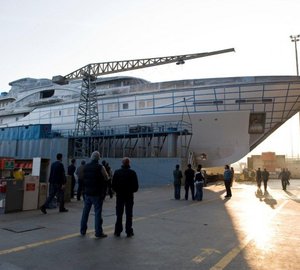 72.64m Proteksan Turquoise superyacht Vicky (hull NB54) launched