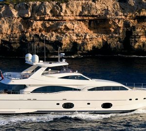 Ferretti Custom Line 97 charter yacht LADY CHATTERLEY available in the Mediterranean 