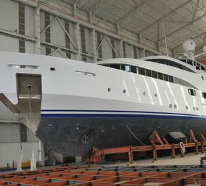 Yachtley motor yacht NOURAH OF RIYAD refitted and lengthened