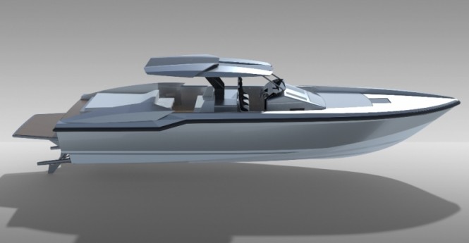 1300 S Hornet yacht tender - side view — Yacht Charter & Superyacht News